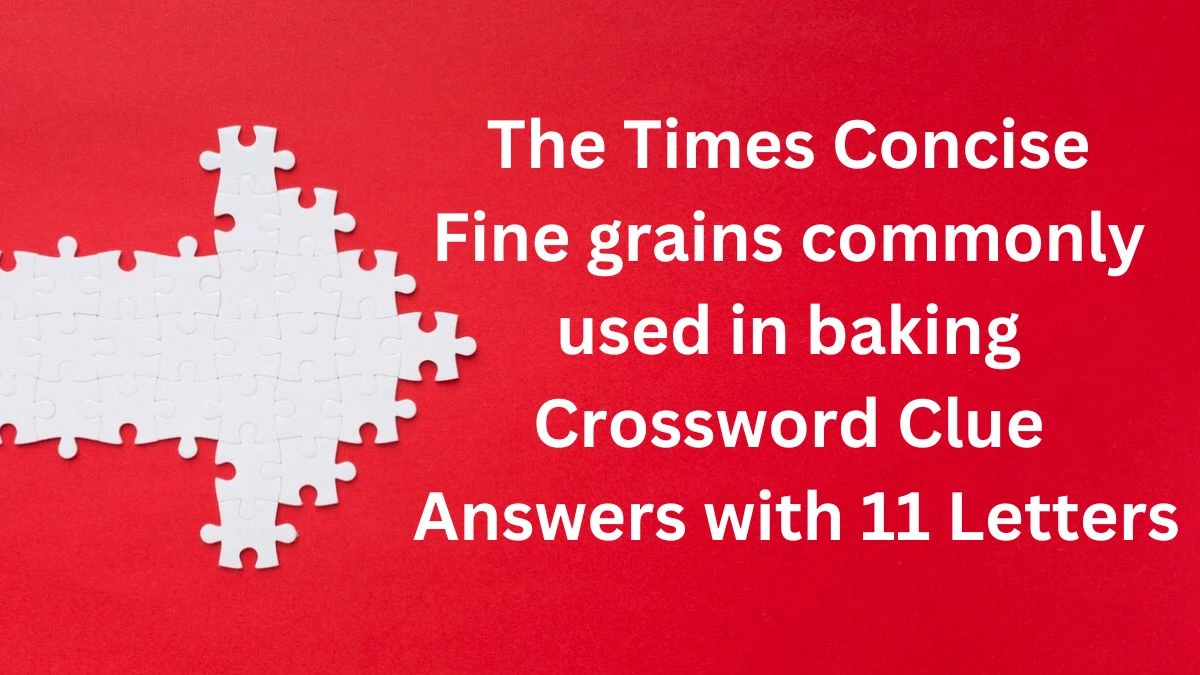 The Times Concise Fine grains commonly used in baking Crossword Clue Answers with 11 Letters