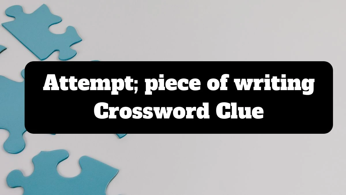 Daily Telegraph Plusword Attempt; piece of writing Crossword Clue Answers with 5 Letters