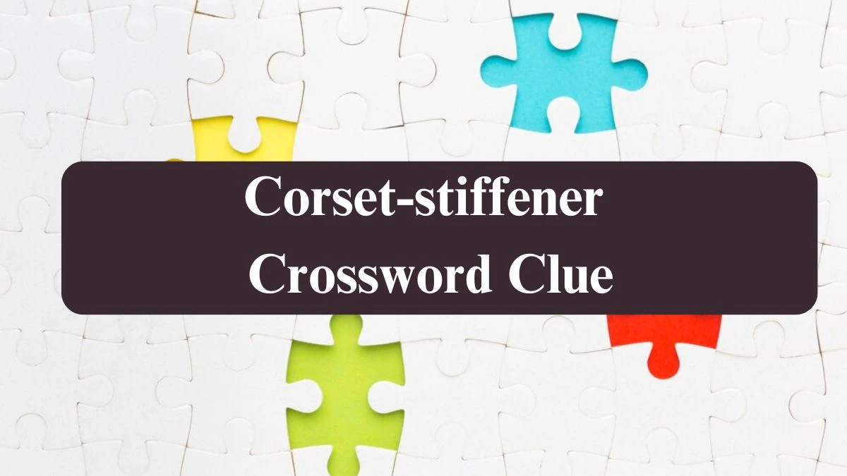 The Sun Mini Corset-stiffener Crossword Clue Answers with 4 Letters