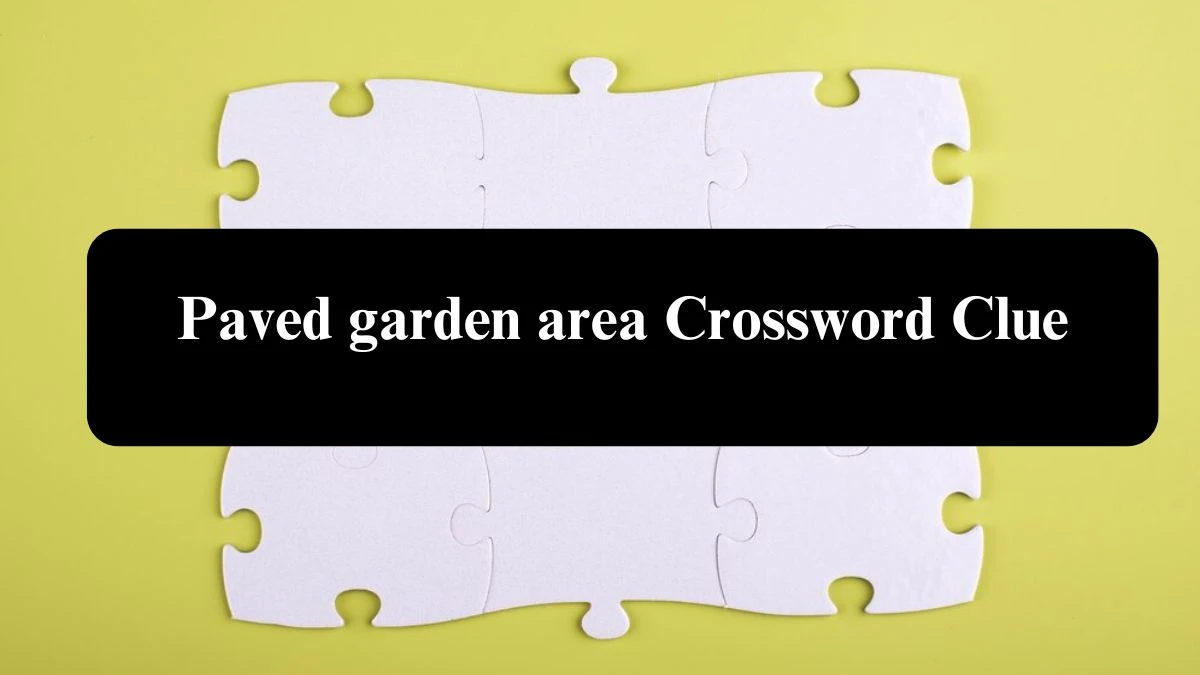 Daily Telegraph Plusword Paved garden area Crossword Clue Answers with 5 Letters