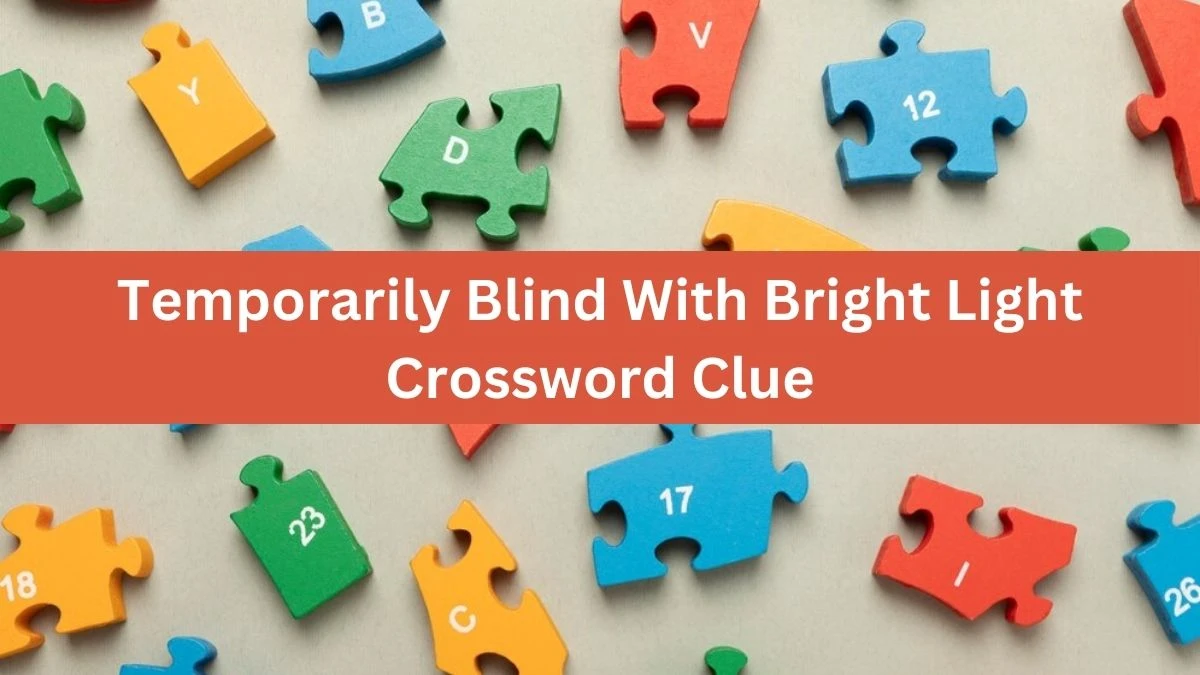 The Times Concise Temporarily Blind With Bright Light Crossword Clue Answers with 6 Letters