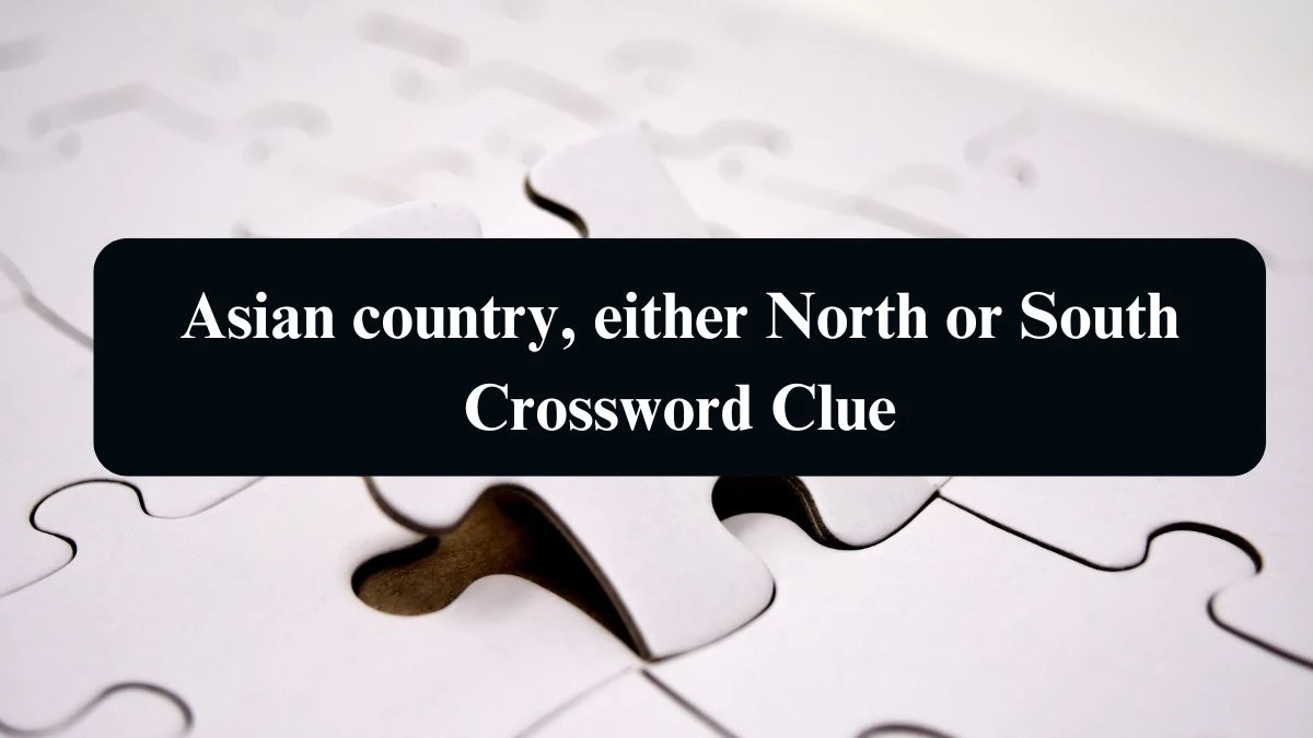 Daily Telegraph Plusword Asian country, either North or South Crossword Clue Answers with 5 Letters