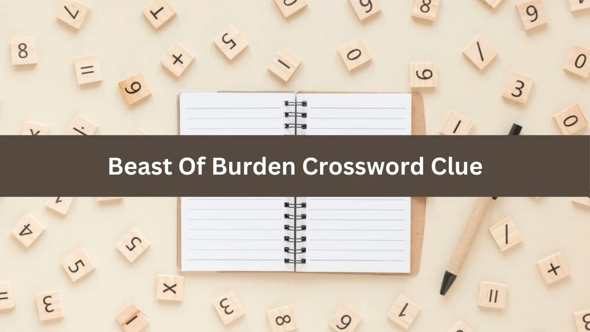 Metro Quick Beast Of Burden Crossword Clue Answers with 4 Letters