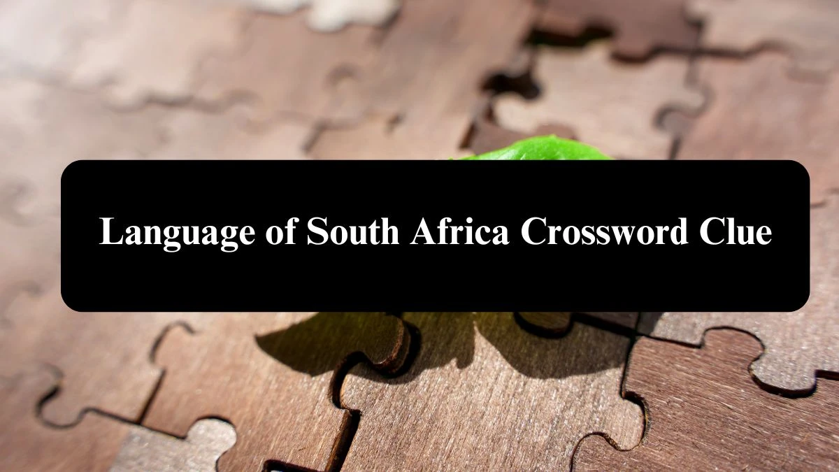 The Sun Mini Language of South Africa Crossword Clue Answers with 4 Letters