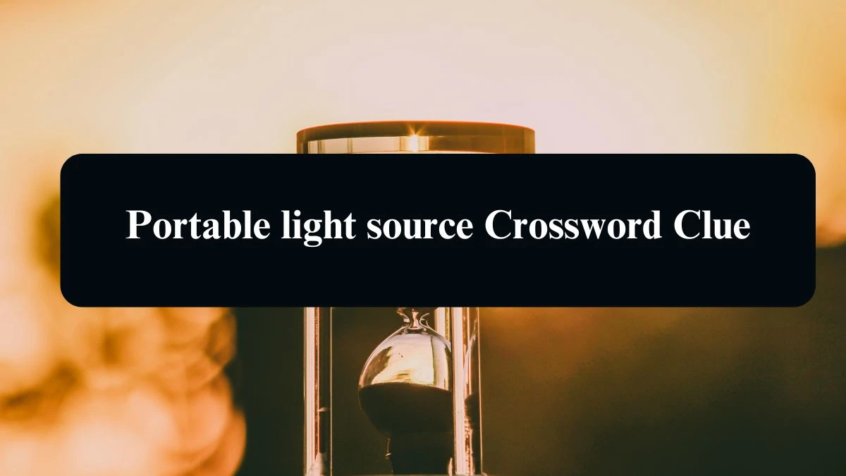 The Sun Mini Portable light source Crossword Clue Answers with 7 Letters