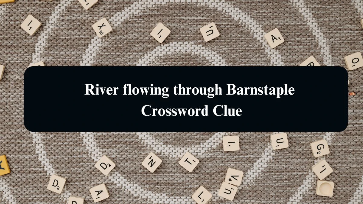 The Sun Mini River flowing through Barnstaple Crossword Clue Answers with 3 Letters