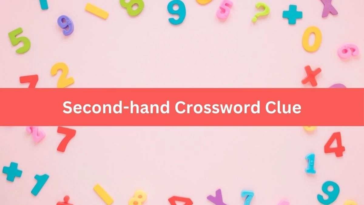 Mirror Quick Second-hand Crossword Clue Answers with 4 Letters