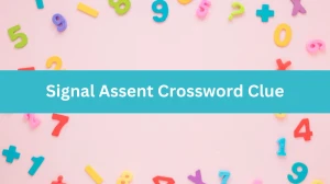 Mirror Quick Signal Assent Crossword Clue Answers with 3 Letters