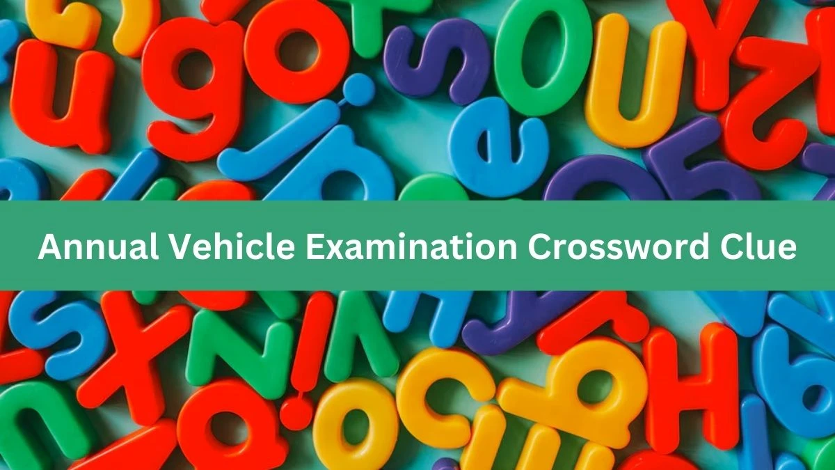 The Times Concise Annual Vehicle Examination Crossword Clue Answers with 3 Letters