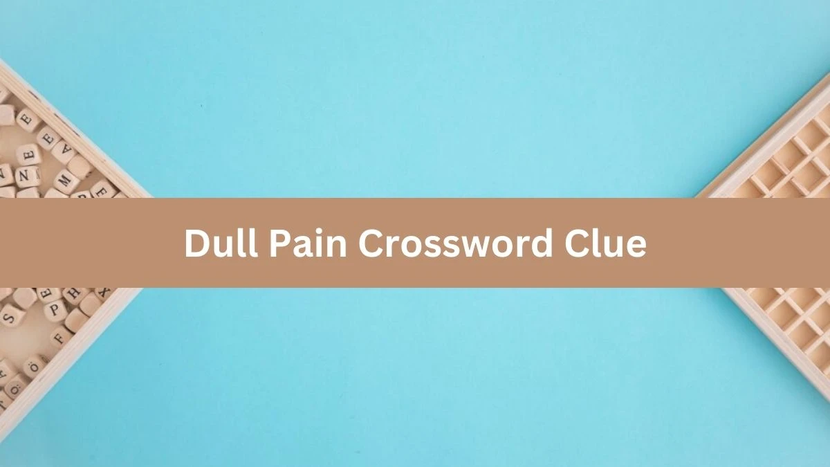 Metro Quick Dull Pain Crossword Clue Answers with 4 Letters