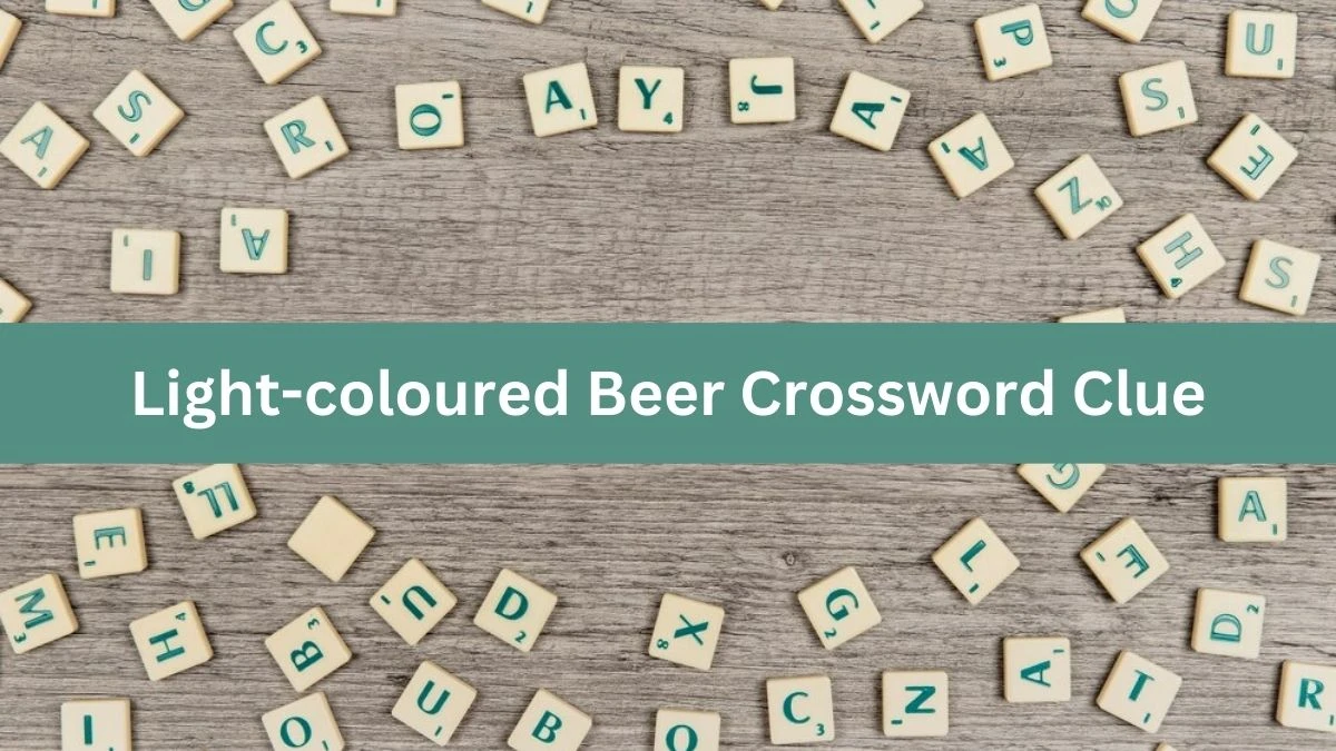 The Sun Mini Light-coloured Beer Crossword Clue Answers with 7 Letters