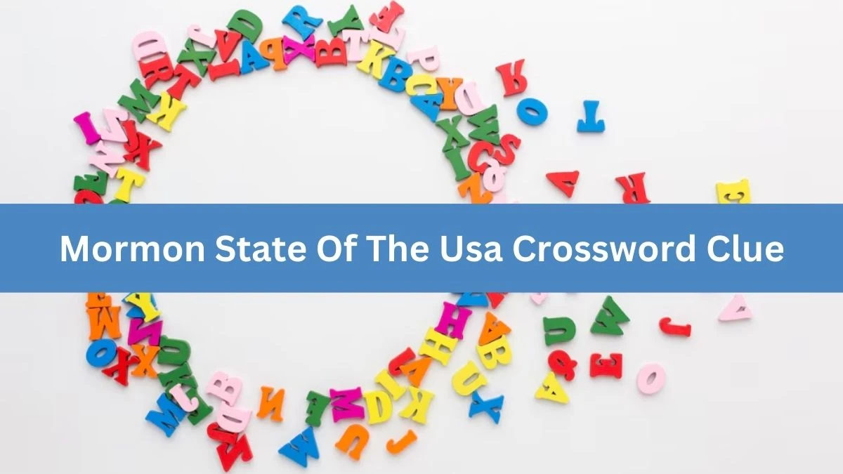 The Sun Mini Mormon State Of The Usa Crossword Clue Answers with 4 Letters