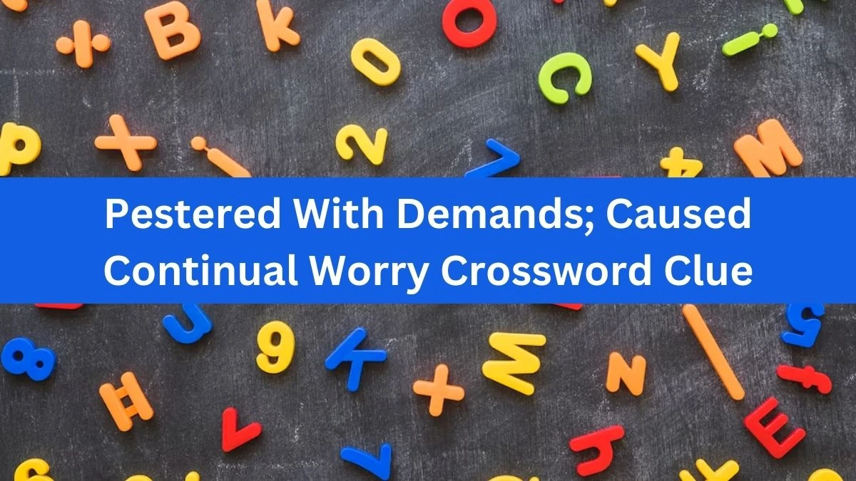 The Times Concise Pestered With Demands; Caused Continual Worry Crossword Clue Answers with 6 Letters