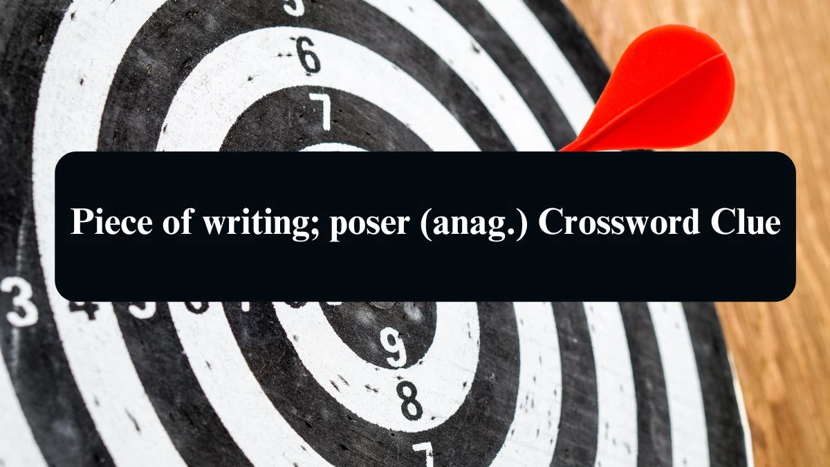 Daily Telegraph Plusword Piece of writing; poser (anag.) Crossword Clue Answers with 5 Letters