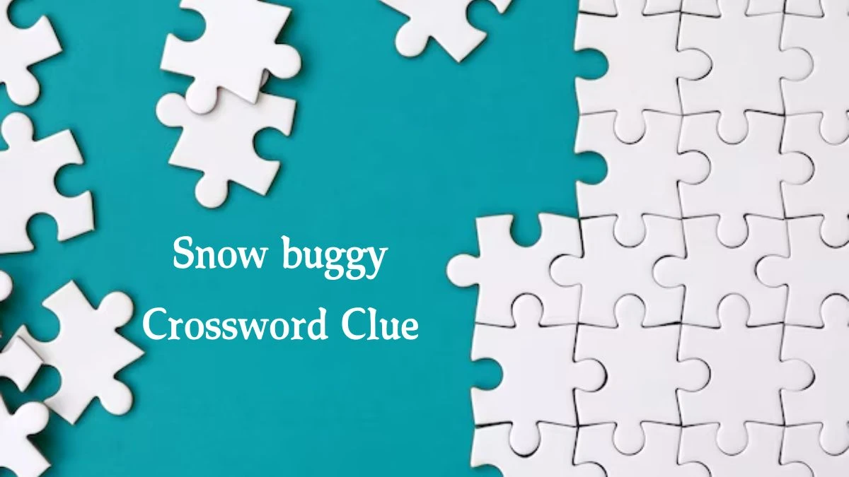 The Sun Mini Snow buggy Crossword Clue Answers with 4 Letters