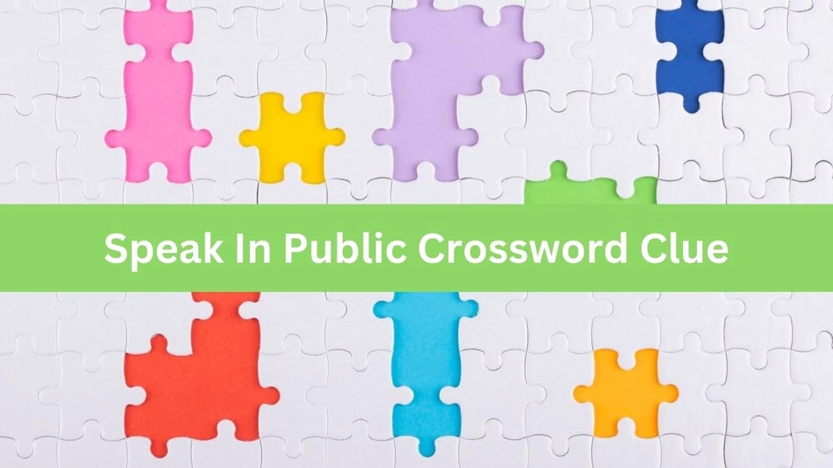 Mirror Quick Speak In Public Crossword Clue Answers with 5 Letters