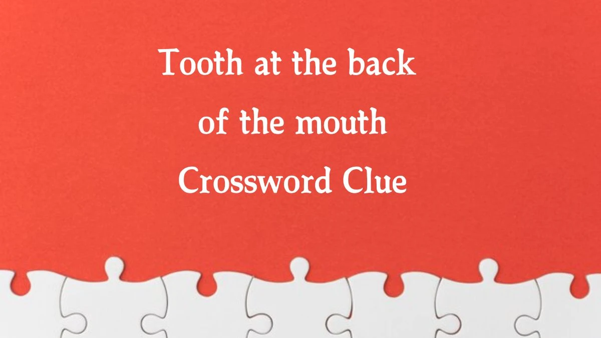 Daily Telegraph Plusword Tooth at the back of the mouth Crossword Clue Answers with 5 Letters