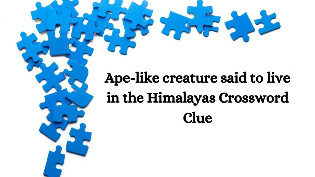 The Times Concise Ape-like creature said to live in the Himalayas Crossword Clue Answers with 4 Letters