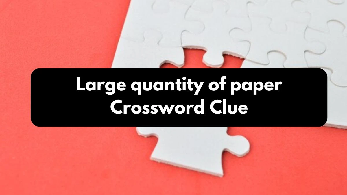 Mirror Quick Large quantity of paper Crossword Clue Answers with 5 Letters