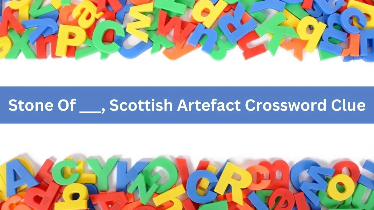 Daily Telegraph Plusword Stone Of ___, Scottish Artefact Crossword Clue Answers with 5 Letters