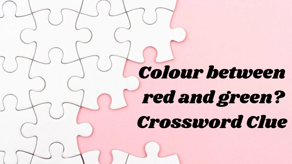 Daily Telegraph Plusword Colour between red and green? Crossword Clue Answers with 5 Letters